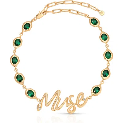 Ettika Muse Choker Necklace In Gold