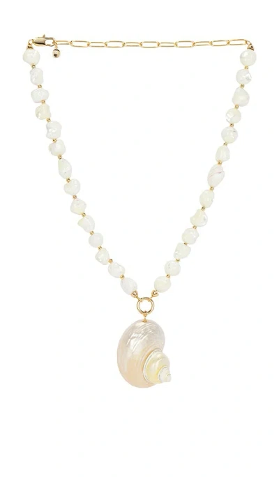 Ettika Natural Neutrals Full Pearl Necklace