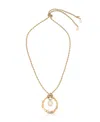 Ettika Nautical Mother Of Pearl Pendant Necklace In Gold