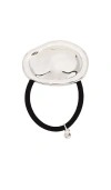 Ettika Noble Nugget Hair Tie In Metallic Silver
