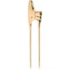 Ettika Number One Metal French Hair Pin In Gold