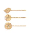 Ettika Oceanic Bobby Pin Set In Yellow