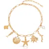 Ettika Oceanic Dreams Charm Necklace In Gold