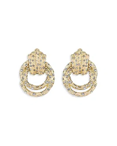 ETTIKA ONLY ROYALTY PAVE DOORKNOCKER DROP EARRINGS