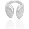 Ettika Open Abstract Ring In Silver