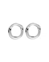 Ettika Open Circle Drop Earrings In Metallic