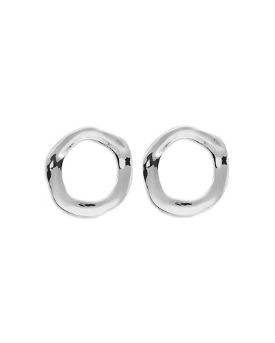 Ettika Open Circle Drop Earrings In Metallic