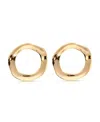 Ettika Open Circle Statement Earrings
