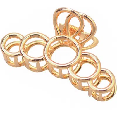 Ettika Open Ring Claw Clip In Gold