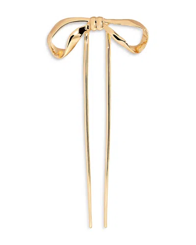 Ettika Organica Bow Hair Pin In Gold Tone