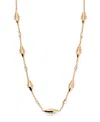 Ettika Baguette Cubic Zirconia Oval Station Necklace