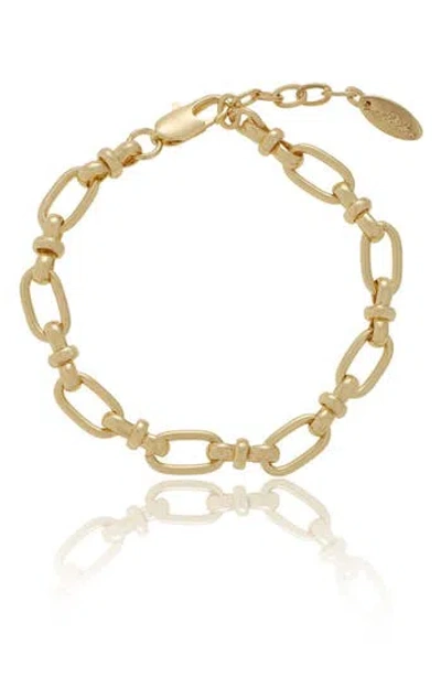 Ettika Oval Link Chain Bracelet In Gold
