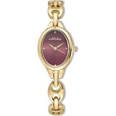 Ettika Oval Mariner Chain Watch In Gold