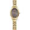 Ettika Oval Modern Bracelet Watch, 24mm X 31mm In Gold