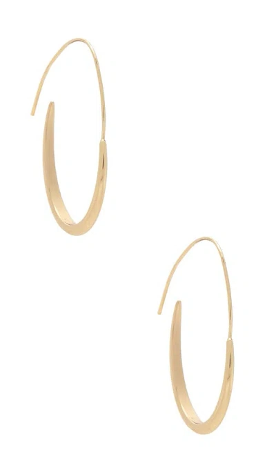 Ettika Hammered 18k Gold-plated Large Oval Earrings