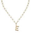 Ettika Paperclip Chain Initial Necklace