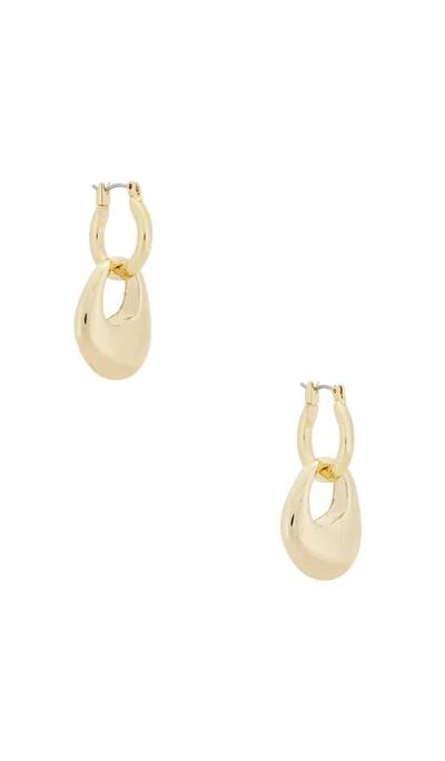Ettika Pebble Loop Earrings In Gold