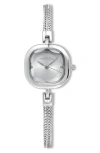 Ettika Petite Square Bracelet Watch, 22mm X 22mm In Metallic