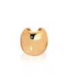 Ettika Plated Chunky Metal Cuff Earrings In Gold