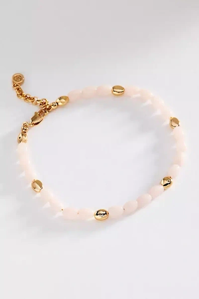Ettika Polished Pebble Anklet In Gold