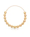 Ettika Polished Pebble Choker Necklace In Gold