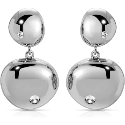 ETTIKA ETTIKA POLISHED PEBBLE DROP EARRINGS
