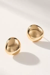 Ettika Polished Pebble Stud Earrings In Gold