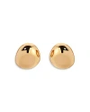 ETTIKA POLISHED PEBBLE STUD EARRINGS