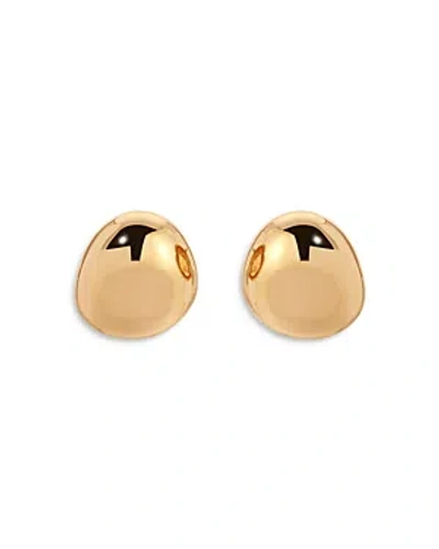 ETTIKA POLISHED PEBBLE STUD EARRINGS