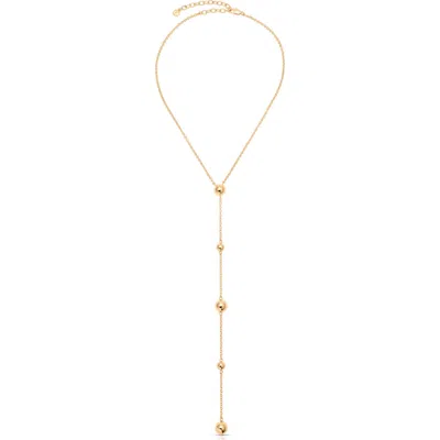 Ettika Pop The Bubbly Y-necklace In Gold