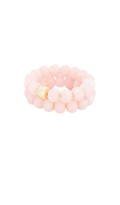 Ettika Power Bead Bracelet Stack In Neutral