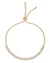 Ettika Radiant Cubic Zirconia Slider Bracelet In Gold