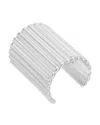 Ettika Ribbed Ponytail Cuff In Metallic