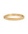 Ettika Ribbed Stacking Bangle Bracelet In Brown