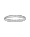 Ettika Ribbed Stacking Bangle Bracelet In Brown