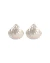 Ettika Rising Tide Mother Of Pearl Statement Stud Earrings In Metallic