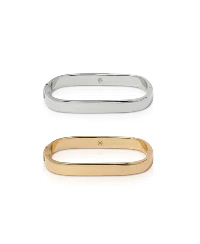 Ettika Rounded Square Cuff Set In Multi