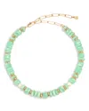 Ettika Saint Tropez Beaded Collar Necklace, 15-20 In Gold