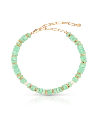Ettika Saint Tropez Choker Necklace In Green
