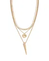 Ettika Saint Tropez Shell Necklace In Gold