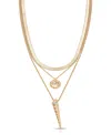 Ettika Saint Tropez Shell Necklace In Gold