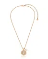 Ettika Sand Dollar Pendant Charm Necklace In Gold