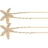 Ettika Sandy Shores Set Of 2 Hair Pins In Gold