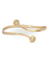 Ettika Santorini Cubic Zirconia Shell Arm Cuff In Gold