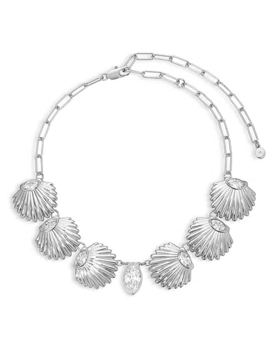 Ettika Santorini Cubic Zirconia Shell Choker Necklace, 12-17