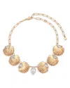 Ettika Santorini Shell Choker Necklace In Gold