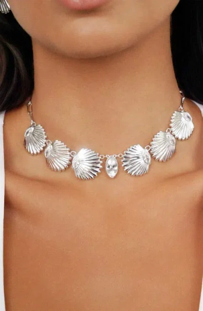 ETTIKA ETTIKA SANTORINI SHELL CHOKER NECKLACE