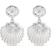 Ettika Santorini Cubic Zirconia Shell Drop Earrings In Metallic