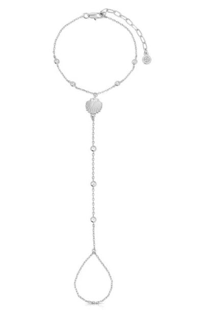 ETTIKA ETTIKA SANTORINI SHELL HAND CHAIN