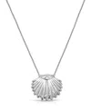 Ettika Scallop Crystal Necklace In Metallic